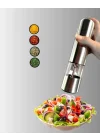 Mey İthalat® Otomatik Baharat Değirmeni Paslanmaz Gövde Ergonomik Tasarım