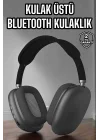Mey İthalat® P9 Plus Hi-fi Ses Kalitesi Ayarlanabilir Mikrofonlu Bluetooth Kulaklık Siyah