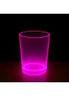 Mey İthalat® PartyGlow Neon Pembe Bardak 8.5 x 10.5 cm