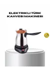 Mey İthalat® Paslanmaz Çelik Elektrikli Cezve 800W 6 Fincan Kapasiteli