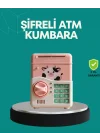 Mey İthalat® Pembe ATM Kasa Görünümlü Elektronik Şifreli Çocuk Kumbarası