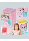 Mey İthalat® Pembe ATM Kasa Görünümlü Elektronik Şifreli Çocuk Kumbarası