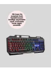 Mey İthalat® PG8018 LED Aydınlatmalı Mekanik Klavye Mouse – Oyunlarda Üstün Performans