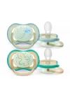 Mey İthalat®   Ultra Air Gece Emzik 0-6 Ay Erkek