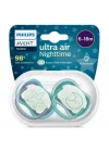 Mey İthalat®   Ultra Air Gece Emzik 6-18 Ay Erkek