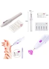 Mey İthalat® Profesyonel 5 Başlıklı Pilli Manikür Pedikür Seti - Güçlü Motorlu Tırnak Törpü ve Parlatıcı Bakım Kiti
