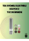 Mey İthalat® Pilli Otomatik Baharat Değirmeni Gıda Sınıfı Çelik Sessiz Öğütücü Alet