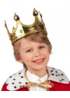 Mey İthalat® Plastik Kral Tacı Altın Renk Çocuk Boy