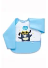 Mey İthalat®  Poli Muşamba Kollu Mama Önlüğü 034 Mavi