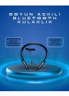 Mey İthalat® Polygold PG-100 Type-C Şarjlı Bluetooth Kulaklık – Boyun Askılı, Uzun Pil Ömürlü, Mikrofonlu