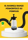 Mey İthalat® Pompalı Köpük Püskürtücü 2 Litre Dayanıklı Manuel Basınçlı Yıkama Şişesi