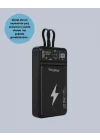 Mey İthalat® Powerbank Dahili Ekranlı 10000 mAh Çift Kablolu
