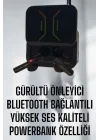 Mey İthalat® Powerbankli Bluetooth Kulaklık Yüksek Ses Kaliteli Kablosuz