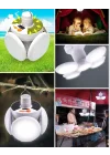 Mey İthalat® Pratik Katlanabilir Solar LED Aydınlatma Lambası
