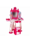 Mey İthalat® Pretty Pinky Işıklı ve Sesli Makyaj Masası Oyun Seti