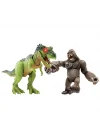 Mey İthalat®  Clash Gorilla vs T-rex Sesli Işıklı Oyun Seti