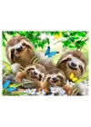 Mey İthalat® Prime 3D Tembel Hayvan Pelüş ve Selfie 48 Parça Puzzle 15804