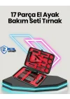 Mey İthalat® Profesyonel Paslanmaz Çelik Manikür & Pedikür Seti
