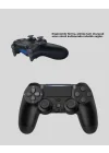 Mey İthalat® PS4 Uyumlu Kablosuz Oyun Kolu Ergonomik Çift Titreşimli