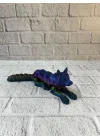 Mey İthalat® Rainbow hareketli kurt masa dekoru esnek eklem yapılı