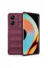 Mey İthalat®  Realme 10 Pro 5G Kılıf Optimum Silikon - Bordo