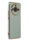 Mey İthalat®  Realme 11 Pro Kılıf Volet Silikon - Açık Yeşil