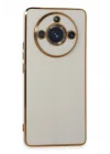 Mey İthalat®  Realme 11 Pro Kılıf Volet Silikon - Beyaz