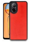Mey İthalat®  Realme 12 Lite Kılıf Aras Deri Kapak - Kırmızı
