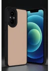 Mey İthalat®  Realme 12 Lite Kılıf Aras Deri Kapak - Pudra