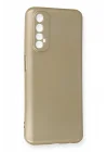 Mey İthalat®  Realme 7 Kılıf First Silikon - Gold