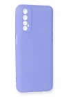 Mey İthalat®  Realme 7 Kılıf First Silikon - Lila