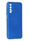 Mey İthalat®  Realme 7 Kılıf First Silikon - Mavi