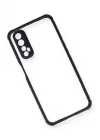 Mey İthalat®  Realme 7 Kılıf Miami Şeffaf Silikon - Lacivert