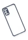Mey İthalat®  Realme 7 Pro Kılıf Miami Şeffaf Silikon - Gri