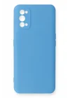 Mey İthalat®  Realme 7 Pro Kılıf Nano içi Kadife Silikon - Mavi
