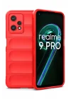Mey İthalat®  Realme 9 Pro 5G Kılıf Optimum Silikon - Kırmızı