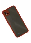 Mey İthalat®  Realme C11 2021 Kılıf Montreal Silikon Kapak - Kırmızı