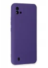 Mey İthalat®  Realme C11 2021 Kılıf Nano içi Kadife Silikon - Mor