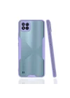Mey İthalat®  Realme C11 2021 Kılıf Platin Silikon - Lila