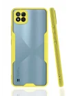 Mey İthalat®  Realme C11 2021 Kılıf Platin Silikon - Sarı