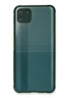 Mey İthalat®  Realme C11 Kılıf Miami Şeffaf Silikon - Koyu Yeşil