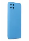 Mey İthalat®  Realme C11 Kılıf Nano içi Kadife Silikon - Mavi