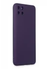 Mey İthalat®  Realme C11 Kılıf Nano içi Kadife Silikon - Mor