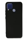 Mey İthalat®  Realme C15 Kılıf Nano içi Kadife Silikon - Siyah