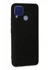 Mey İthalat®  Realme C15 Kılıf Nano içi Kadife Silikon - Siyah