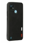 Mey İthalat®  Realme C21 Kılıf Loop Deri Silikon - Siyah
