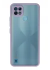 Mey İthalat®  Realme C21 Kılıf Montreal Silikon Kapak - Mor