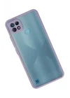 Mey İthalat®  Realme C21 Kılıf Montreal Silikon Kapak - Mor