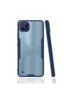 Mey İthalat®  Realme C21 Kılıf Platin Silikon - Lacivert