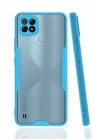 Mey İthalat®  Realme C21 Kılıf Platin Silikon - Mavi